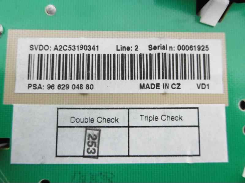 Recambio de cuadro instrumentos para peugeot 207 confort referencia OEM IAM 9662904880 A2C53190341 