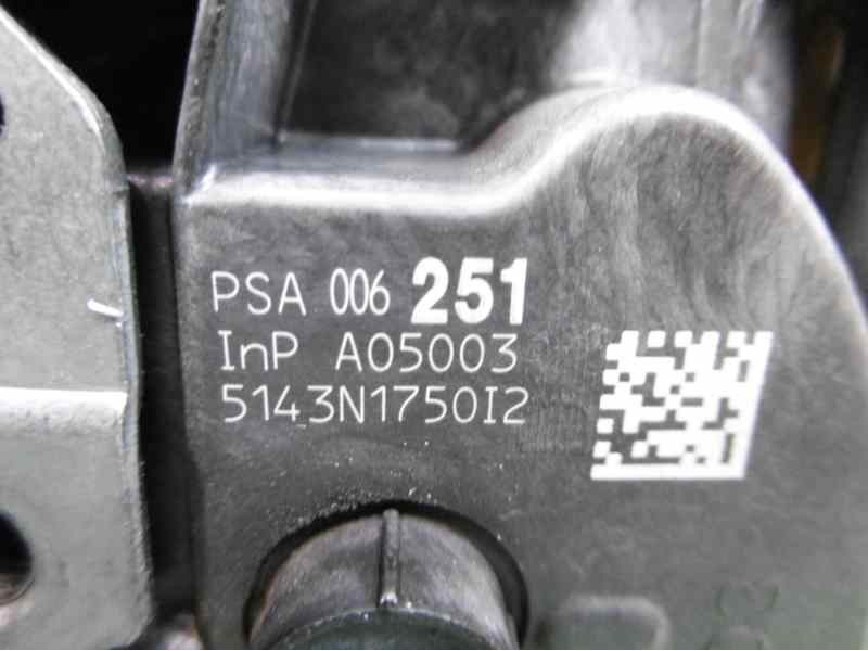 Recambio de cerradura puerta trasera derecha para citroën c3 exclusive referencia OEM IAM 9800624980  