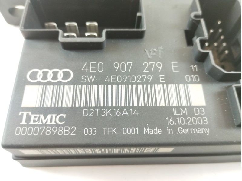 Recambio de modulo electronico para audi a8 (4e2) 3.7 quattro referencia OEM IAM 4E0907279E 4E0910279E D2T3K16A14