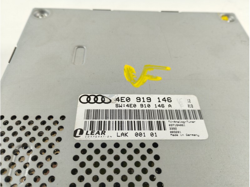 Recambio de modulo electronico para audi a8 (4e2) 3.7 quattro referencia OEM IAM 4E0919146  
