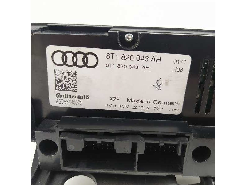 Recambio de mando climatizador para audi a4 avant (8k5) (2008) básico quattro referencia OEM IAM 8T1820043AH  