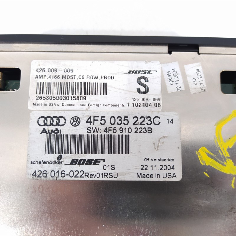 Recambio de modulo electronico para audi a6 berlina (4f2) 3.0 tdi quattro (165kw) referencia OEM IAM 4F5035223C 4F5910223B 