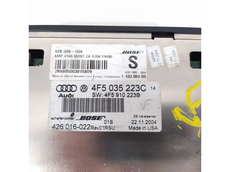 Recambio de modulo electronico para audi a6 berlina (4f2) 3.0 tdi quattro (165kw) referencia OEM IAM 4F5035223C 4F5910223B 