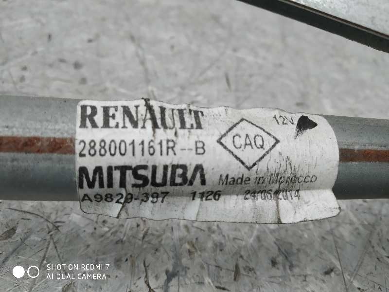 Recambio de motor limpia delantero para renault captur limited referencia OEM IAM 288001161R  