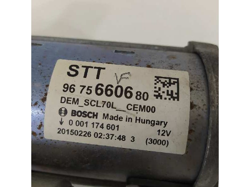 Recambio de motor arranque para peugeot 3008 allure referencia OEM IAM 9675660680 0001174601 