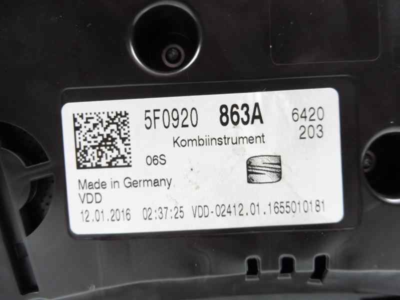 Recambio de cuadro instrumentos para seat leon st (5f8) style referencia OEM IAM 5F0920863A  