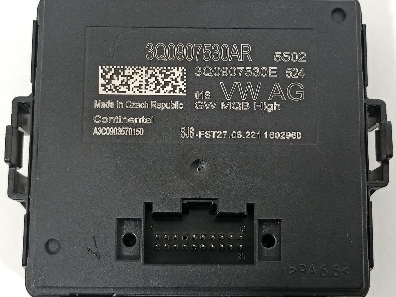 Recambio de modulo electronico para seat arona xperience referencia OEM IAM 3Q0907530AR  