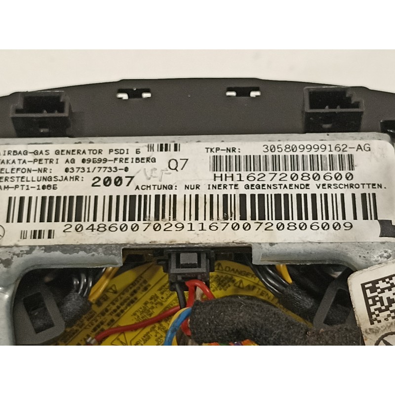 Recambio de airbag delantero izquierdo para mercedes-benz clase c (w204) berlina c 320 cdi (204.022) referencia OEM IAM 30580999