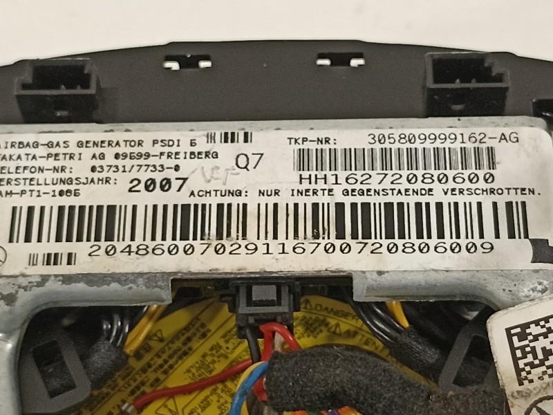 Recambio de airbag delantero izquierdo para mercedes-benz clase c (w204) berlina c 320 cdi (204.022) referencia OEM IAM 30580999