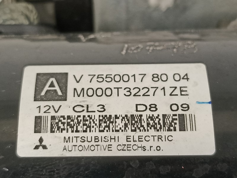 Recambio de motor arranque para peugeot 308 confort referencia OEM IAM 755001780 M000T32271 