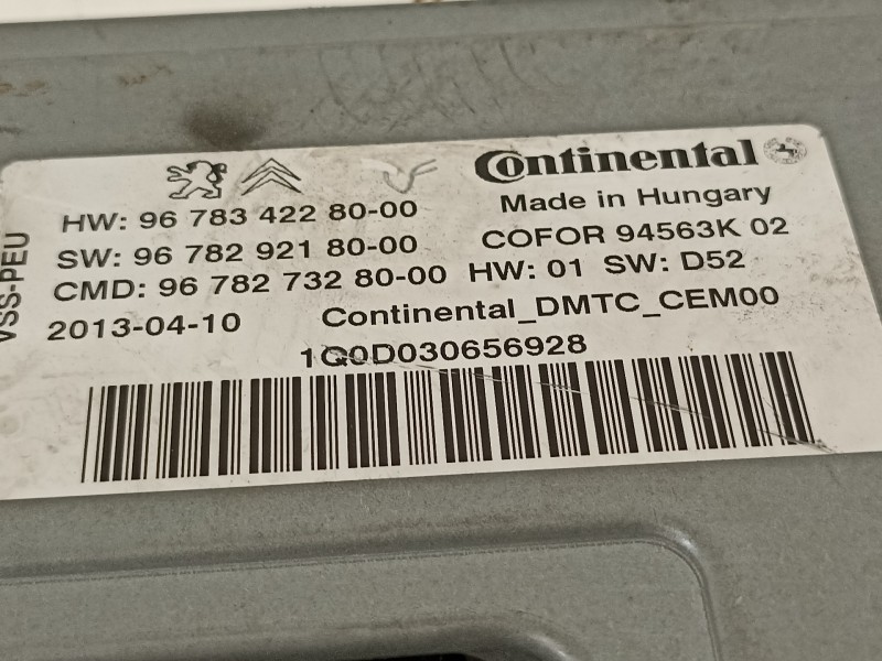 Recambio de modulo electronico para citroën c4 lim. 1.6 blue-hdi fap referencia OEM IAM 9678342280 9678342280 