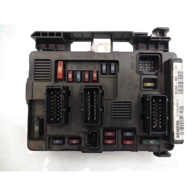Recambio de caja reles / fusibles para citroën c5 berlina 2.0 hdi exclusive automático referencia OEM IAM 9643498880 BSMB3 
