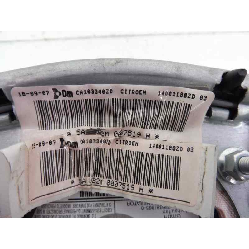 Recambio de airbag delantero izquierdo para citroën jumpy hdi 120 27 l1h1 furg. referencia OEM IAM 14001188ZD CA103340ZD 