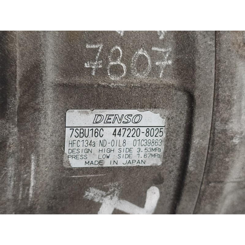 Recambio de compresor aire acondicionado para bmw serie 3 berlina (e46) 330d referencia OEM IAM 4472208025 7SBU16C 01C39863