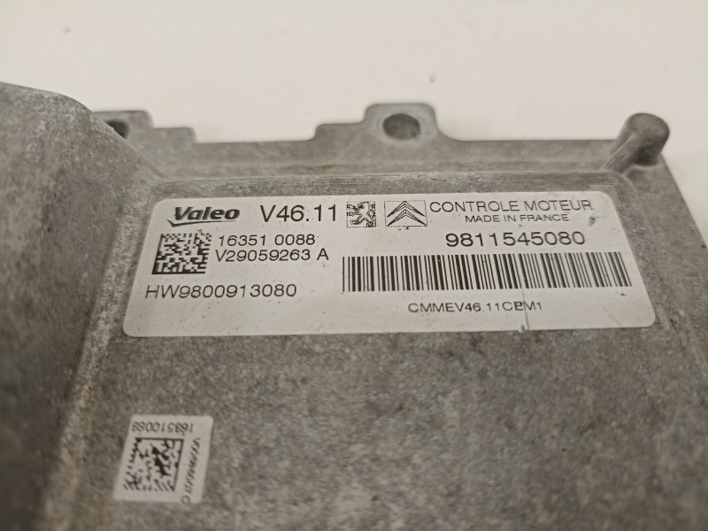 Recambio de centralita motor uce para peugeot 208 style referencia OEM IAM 9811545080  