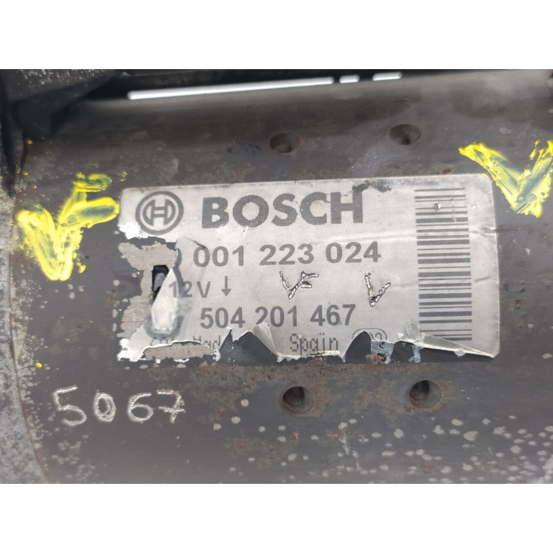 Recambio de motor arranque para iveco daily caja cerrada (2006 =>) 2.3 diesel referencia OEM IAM 504201467 0001223024 