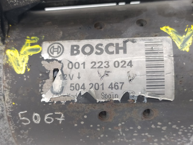 Recambio de motor arranque para iveco daily caja cerrada (2006 =>) 2.3 diesel referencia OEM IAM 504201467 0001223024 