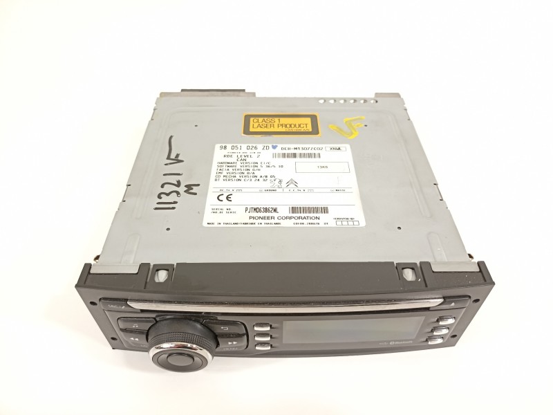 Recambio de sistema audio / radio cd para peugeot 208 style referencia OEM IAM 98051026ZD  
