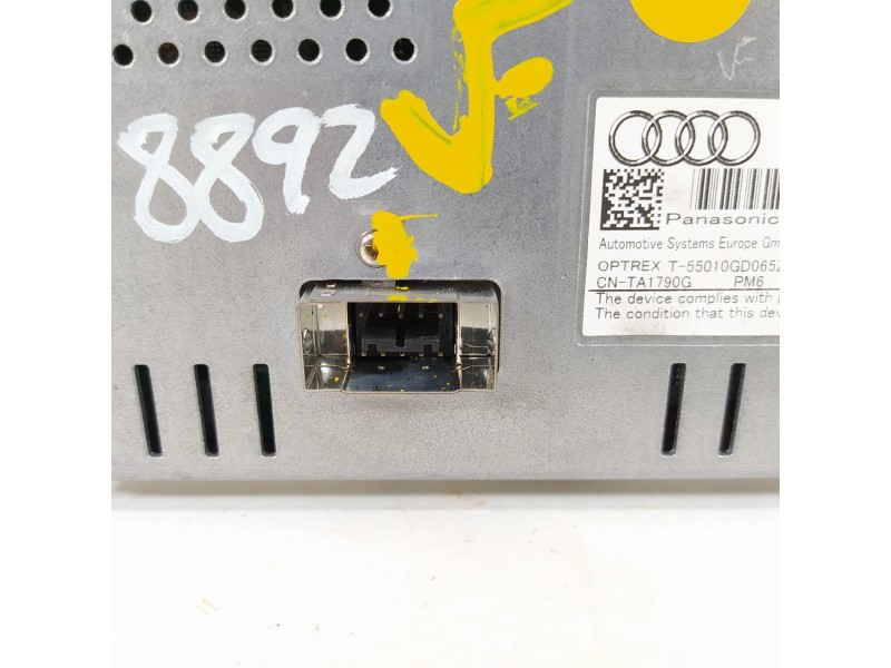 Recambio de pantalla multifuncion para audi a4 ber. (b8) básico referencia OEM IAM 8T0919603A  