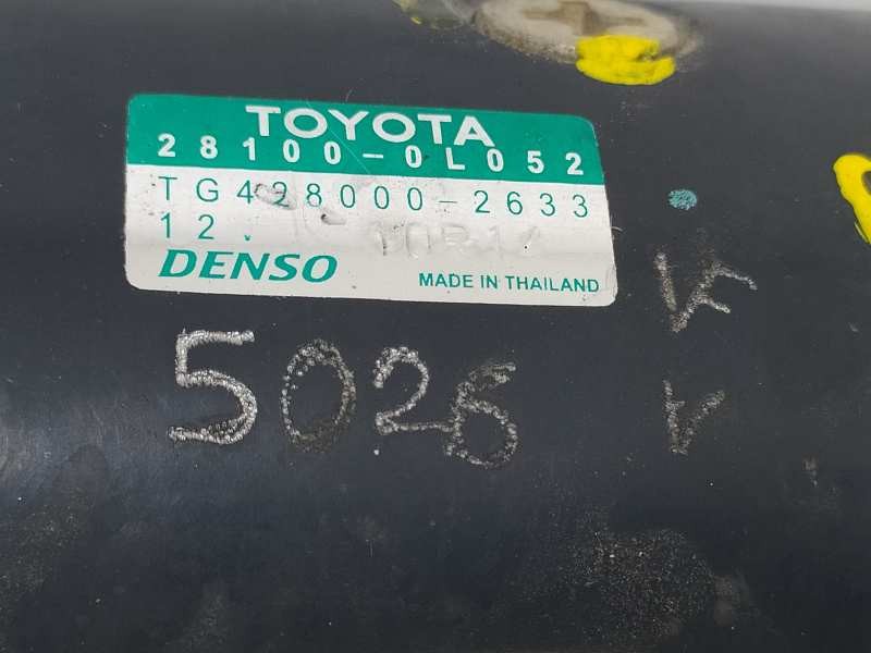Recambio de motor arranque para toyota hilux (kun) cabina doble gx 4x4 referencia OEM IAM 281000L052 4280002633 