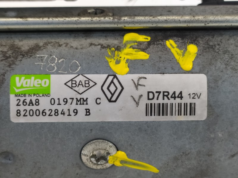 Recambio de motor arranque para renault scenic ii i- music referencia OEM IAM 8200628419B D7R44 