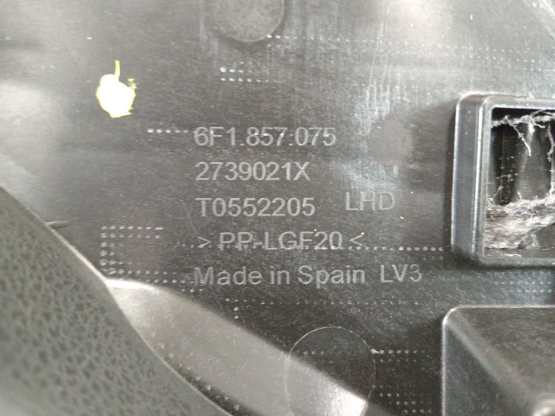 Recambio de kit airbag para seat ibiza (kj1) style go referencia OEM IAM 6F1857075 5QF959655 6F0880201