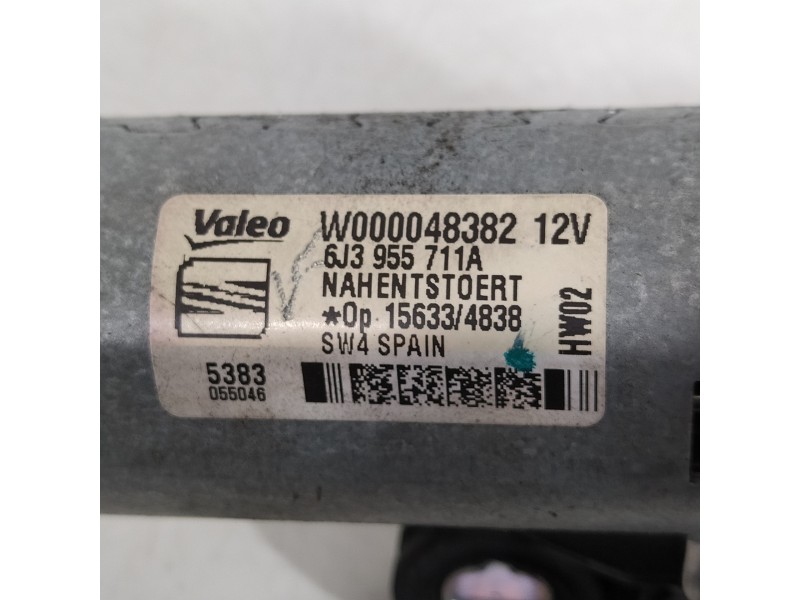 Recambio de motor limpia trasero para seat ibiza sc (6j1) fr referencia OEM IAM 6J3955711A  