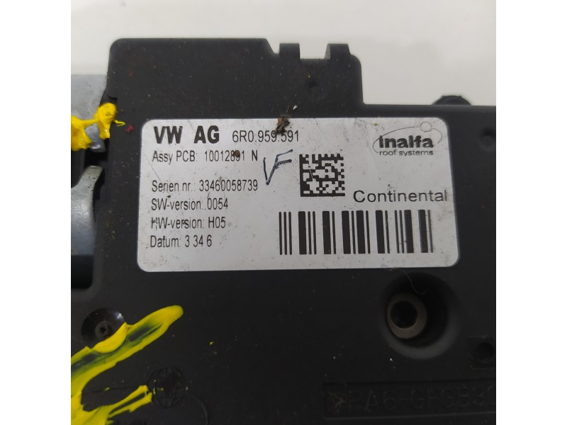 Recambio de motor techo electrico para seat ibiza sc (6j1) fr referencia OEM IAM 6R0959591  