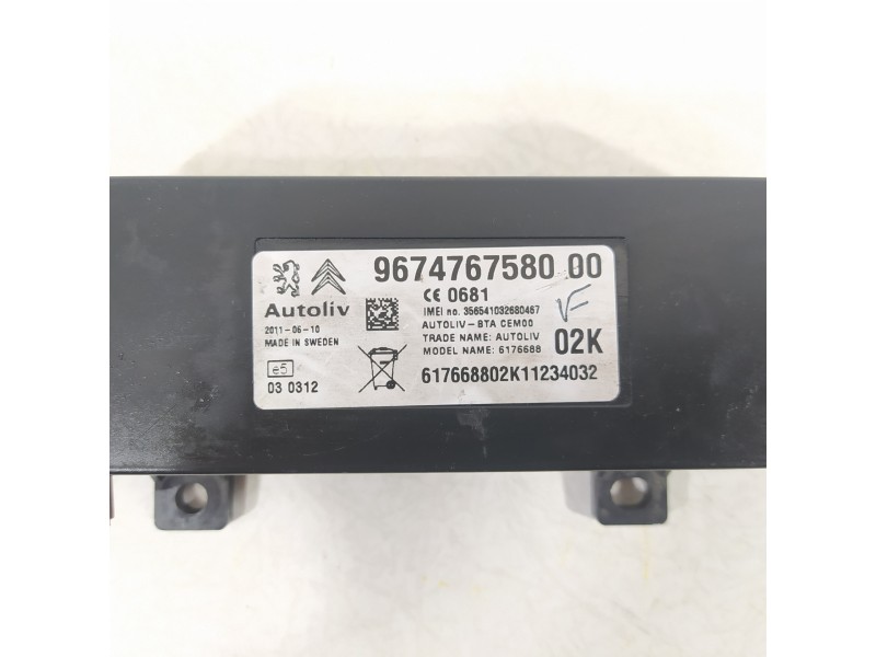 Recambio de modulo electronico para peugeot 3008 active referencia OEM IAM 9674767580  