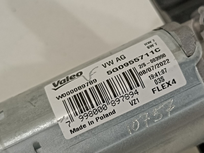 Recambio de motor limpia trasero para seat ibiza (kj1) style go referencia OEM IAM 5G0955711C  