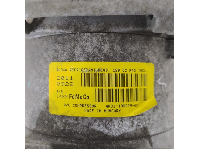 Recambio de compresor aire acondicionado para ford fiesta (cb1) titanium referencia OEM IAM AP3119D629AC  