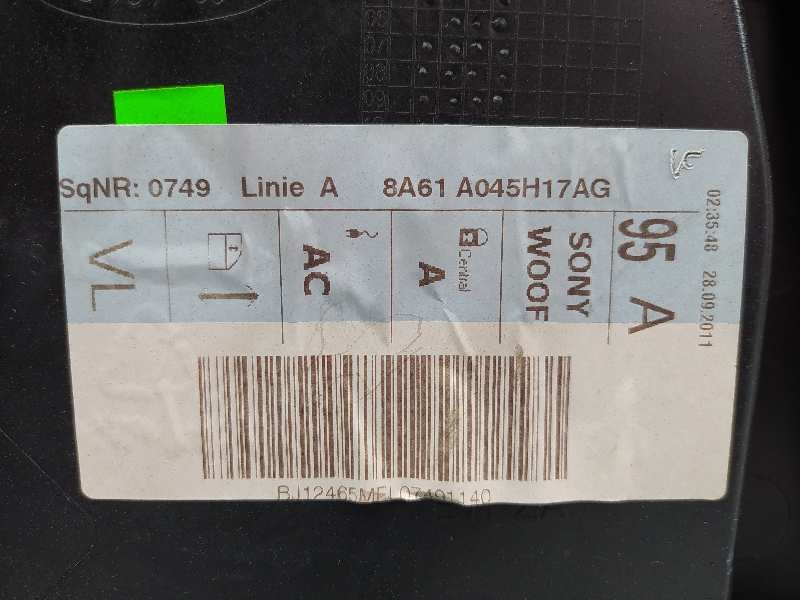 Recambio de elevalunas delantero izquierdo para ford fiesta (cb1) titanium referencia OEM IAM 8A61A045H17AG 8A6114A389B 