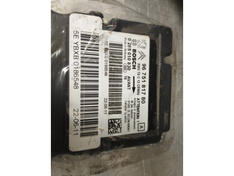 Recambio de kit airbag para peugeot 3008 active referencia OEM IAM 6319610 9675181780 3513703
