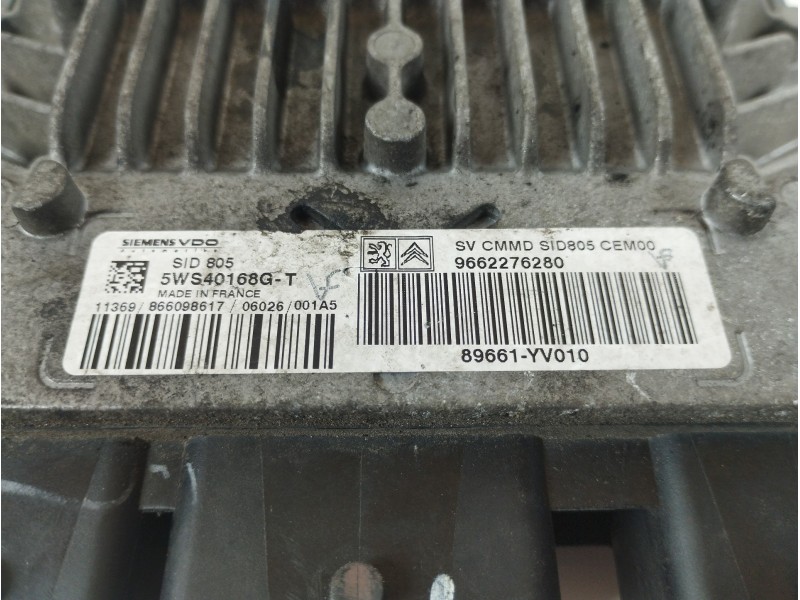Recambio de centralita motor uce para citroën c1 sx referencia OEM IAM 9662276280  