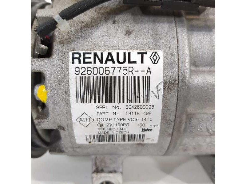 Recambio de compresor aire acondicionado para dacia sandero ambiance referencia OEM IAM 926006775R T911948F 