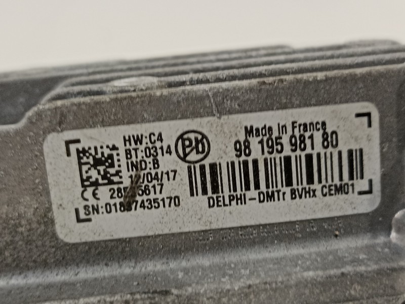 Recambio de modulo electronico para peugeot 308 sw active referencia OEM IAM 9819598180  