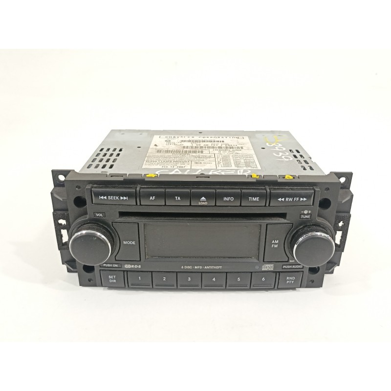 Recambio de sistema audio / radio cd para dodge caliber s referencia OEM IAM P05064363AB  