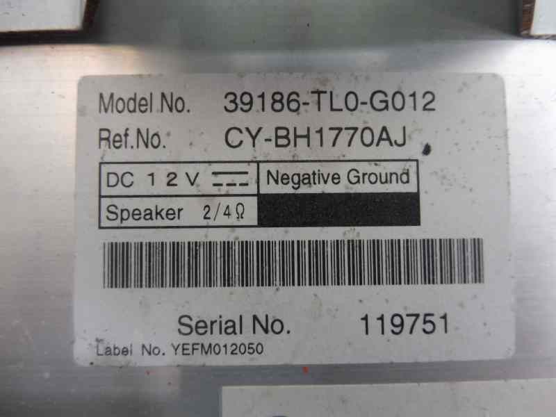 Recambio de modulo electronico para honda accord berlina (cu) executive referencia OEM IAM 39186TL0G012 CYBH1770AJ 