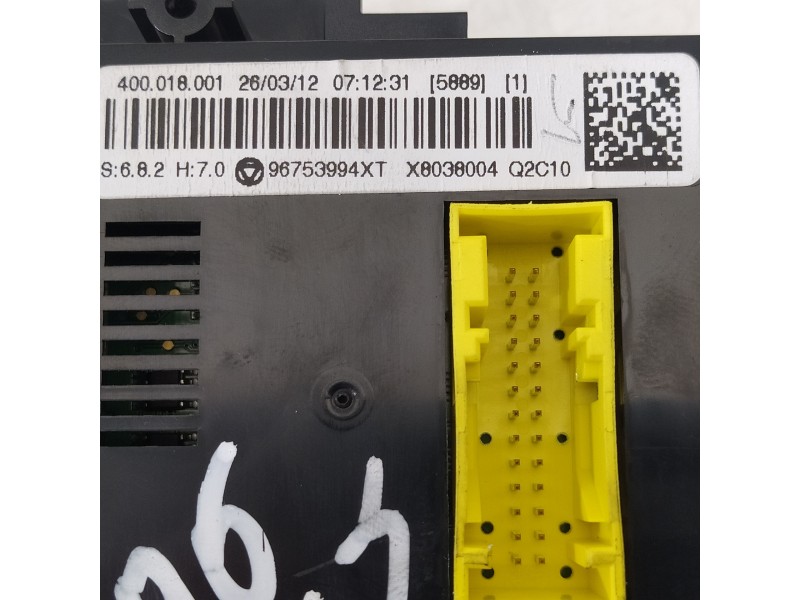 Recambio de mando climatizador para citroën c3 collection referencia OEM IAM 96753994XT  