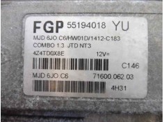 Recambio de centralita motor uce para opel combo (corsa c) tour referencia OEM IAM 55194018   2