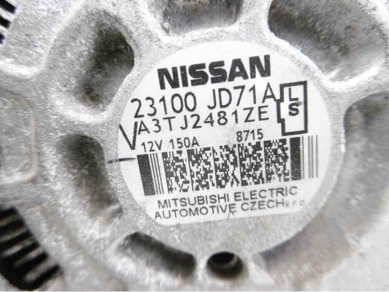 Recambio de alternador para nissan qashqai (j10) acenta referencia OEM IAM 23100JD71A A3TJ2481ZE 