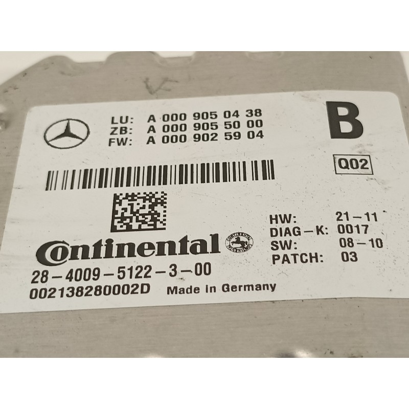 Recambio de camara para mercedes-benz clase a (w176) a 200 cdi blueefficiency (176.001) referencia OEM IAM A0009050438 A00090550