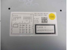 Recambio de sistema audio / radio cd para volkswagen touran (1t3) advance referencia OEM IAM 1K0035186AN   2