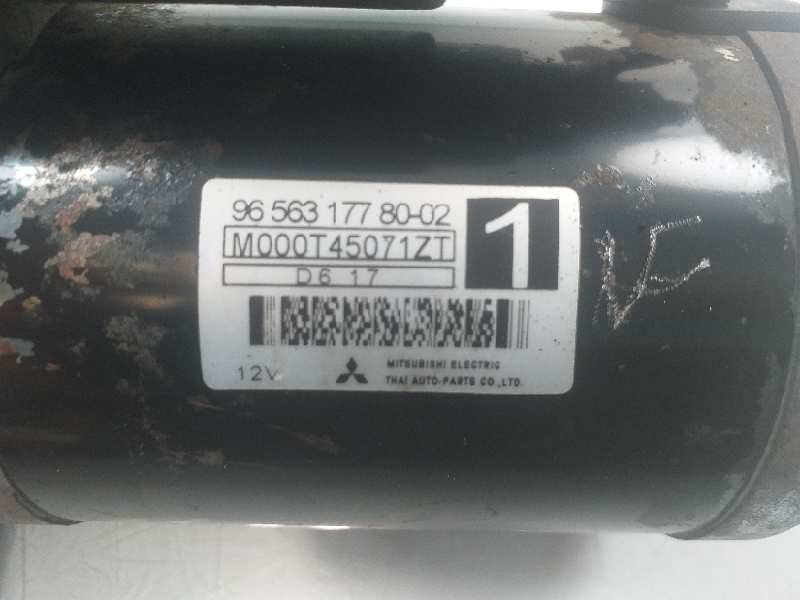 Recambio de motor arranque para citroën c2 vtr referencia OEM IAM 9656317780  