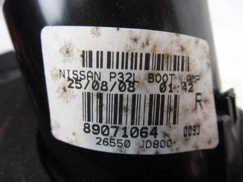 Recambio de piloto trasero derecho en porton para nissan qashqai (j10) acenta referencia OEM IAM 26550JD800  