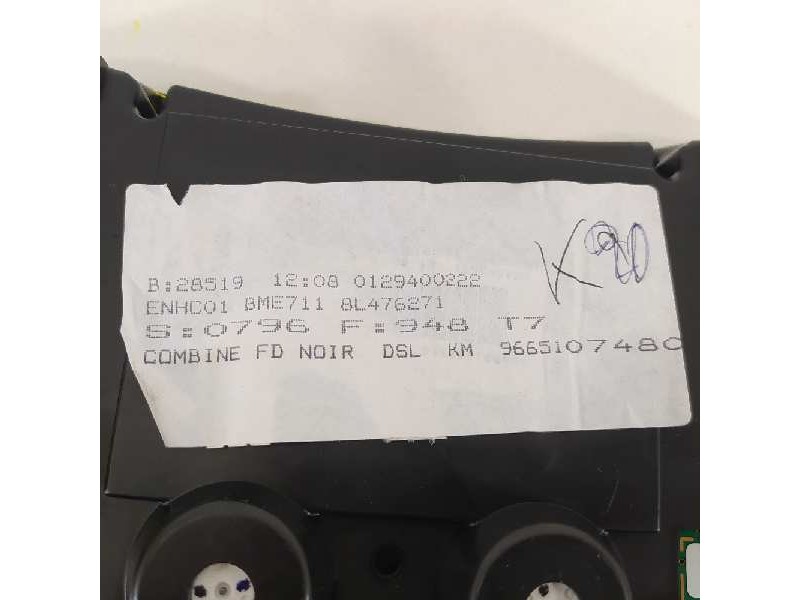 Recambio de cuadro instrumentos para peugeot 308 confort referencia OEM IAM 9665107480 503001550315 