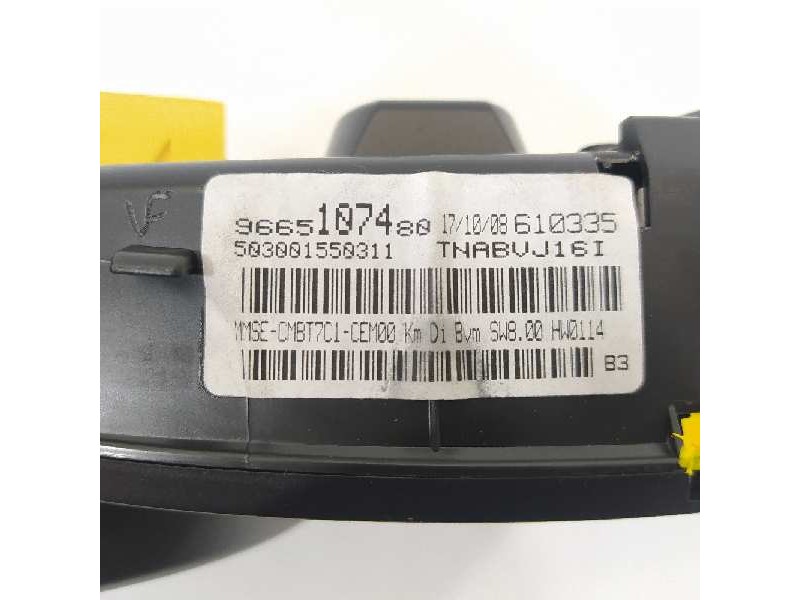 Recambio de cuadro instrumentos para peugeot 308 confort referencia OEM IAM 9665107480 503001550315 