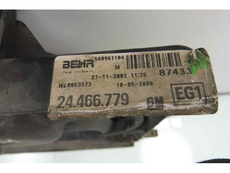 Recambio de electroventilador para opel corsa c blue line referencia OEM IAM 24466779  