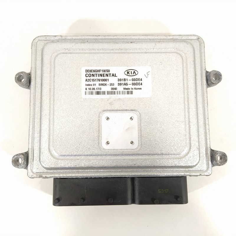 Recambio de centralita motor uce para kia niro emotion plug-in hybrid referencia OEM IAM 391B103DE4 DE8E6GHF1WS0 A2C1517610001