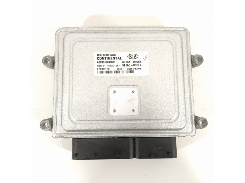 Recambio de centralita motor uce para kia niro emotion plug-in hybrid referencia OEM IAM 391B103DE4 DE8E6GHF1WS0 A2C1517610001